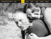 Tablet Screenshot of gudeprophotography.com